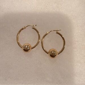 14K Gold Hoop Earrings